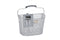 New Looxs Toscane RapidLock Fietsmand Stuur - 19 liter - Staal - Zilver