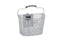 New Looxs Toscane SmartLock Afneembare Fietsmand Stuur - 19 liter - Staal - Zilver