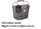 New Looxs Toscane SmartLock Afneembare Fietsmand Stuur - 19 liter - Staal - Zwart