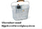 New Looxs Toscane SmartLock Afneembare Fietsmand Stuur - 19 liter - Staal - Zilver