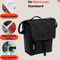 New Looxs ® Tulum Single - Enkele Fietstas - 100% Gerecycled Polyester - Afneembare Fietstas Enkel - Geschikt voor Elektrische Fietsen - 16 liter - Schoudertas - Zwart