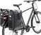 New Looxs Varo Double - Dubbele Fietstas - Geschikt voor Elektrische Fietsen - 100% Waterdicht - Ingebouwde Racktime 1.0 Adapter - 40 Liter - Zwart