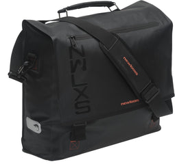 New Looxs Varo Messenger Enkele Fietstas - 100% Waterdicht - Afneembaar - Schoudertas - 15 inch Laptopvak - 15 liter - Zwart