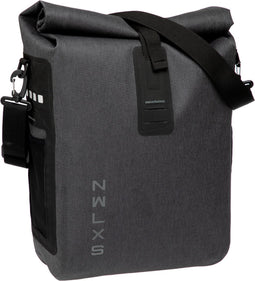 New Looxs Varo Single - Enkele Fietstas - 100% Waterdicht - Afneembare Fietstas - Geschikt voor Elektrische Fietsen - 20 Liter - Grijs