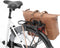 New Looxs Verla Fietstas Laptoptas - 15 inch Laptopvak - Leer - 21 liter - Cognac
