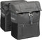 New Looxs Vigo Double - Dubbele Fietstas - Geschikt voor Elektrische Fietsen - Waterdicht Polyester en Modern Design - 37 Liter - Grijs