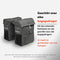 New Looxs Vigo Double - Dubbele Fietstas - Geschikt voor Elektrische Fietsen - Waterdicht Polyester en Modern Design - 37 Liter - Grijs