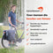 New Looxs Vigo Double Racktime - Dubbele Fietstas - Geschikt voor Elektrische Fietsen - Fietstas met Modern Design - 37 Liter - Grijs