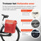 New Looxs Vigo Single - Enkele Fietstas - Waterdicht Polyester - Afneembare Fietstas - Met Extra Regenhoes en Schouderband - 18,5 Liter - Grijs