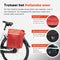 New Looxs Vigo Single - Enkele Fietstas - Waterdicht Polyester - Afneembare Fietstas - Met Extra Regenhoes en Schouderband - 18,5 Liter - Zwart