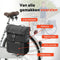 New Looxs Vigo Single - Enkele Fietstas - Waterdicht Polyester - Afneembare Fietstas - Met Extra Regenhoes en Schouderband - 18,5 Liter - Grijs