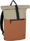 New Rebels Fane Montgomery Oranje 15L Rolltop Rugzak Waterafstotend Laptop 15.6