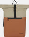 New Rebels Fane Montgomery Oranje 15L Rolltop Rugzak Waterafstotend Laptop 15.6