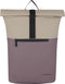 New Rebels Fane Montgomery Oudpaars 15L Rolltop Rugzak Waterafstotend Laptop 15.6
