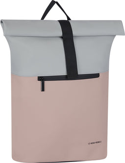 New Rebels Fane Montgomery Oudroze 15L Rolltop Rugzak Waterafstotend Laptop 15.6