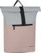 New Rebels Fane Montgomery Oudroze 15L Rolltop Rugzak Waterafstotend Laptop 15.6