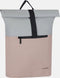 New Rebels Fane Montgomery Oudroze 15L Rolltop Rugzak Waterafstotend Laptop 15.6