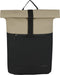New Rebels Fane Montgomery Zwart 15L Rolltop Rugzak Waterafstotend Laptop 15.6