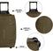 New Rebels Handbagage / Trolley / Reiskoffer - 50 x 32 x 18 cm - Harper - Groen