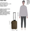 New Rebels Handbagage / Trolley / Reiskoffer - 50 x 32 x 18 cm - Harper - Groen