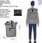 New Rebels Laptoprugzak Mart - grijs