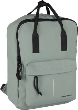 New Rebels Mart Chicago Salie Groen 9L Rugtas Waterafstotend Laptop 13