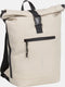 New Rebels Mart New York Beige 21L Rugtas Rolltop Waterafstotend Laptop 15.6