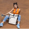 New Rebels Mart New York Beige 21L Rugtas Rolltop Waterafstotend Laptop 15.6