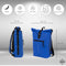 New Rebels Mart New York Kobaltblauw 21L Rugtas Rolltop Waterafstotend Laptop 15.6