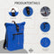 New Rebels Mart New York Kobaltblauw 21L Rugtas Rolltop Waterafstotend Laptop 15.6