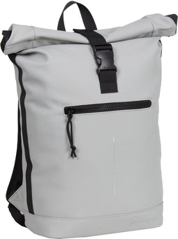 New Rebels Mart New York Lichtgrijs 21L Rugtas Rolltop Waterafstotend Laptop 15.6