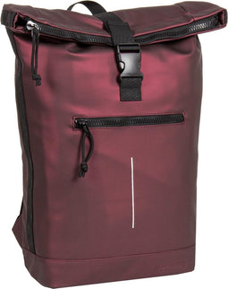 New Rebels Mart New York Metallic Burgundy 21L Rugtas Waterafstotend Laptop 15.6