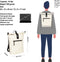 New Rebels Mart New York Off White 21L Rugtas Rolltop Waterafstotend Laptop 15.6