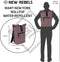 New Rebels Mart New York Oud Paars 21L Rugtas Rolltop Waterafstotend Laptop 15.6