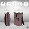 New Rebels Mart New York Oud Paars 21L Rugtas Rolltop Waterafstotend Laptop 15.6