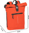 New Rebels Mart New York Rusty Red 21L Rugtas Rolltop Waterafstotend Laptop 15.6