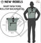 New Rebels - Mart New York Salie Groen 21L Rugtas Rolltop Waterafstotend - Laptop 15.6