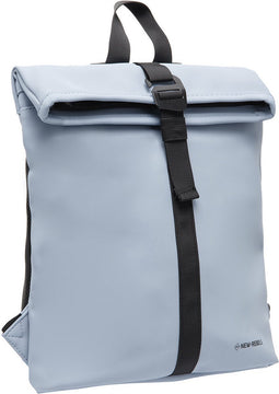 New Rebels Mart Waterafstotende Rolltop Rugzak - Medium - Licht Blauw