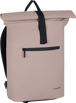 New Rebels Omar Montgomery Oudroze 15L Rolltop Rugzak Waterafstotend Laptop 15.6