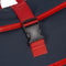 New Rebels Tim Waterproof Rolltop Rugzak Laptopvak 15,6'' Navy / Red