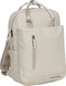 New Rebels Unisex Harper Miami Rugzak - 9L waterdichte rugzak met dubbele sluiting - 13 inch laptopvak - Waterafstotende ritssluiting - Gewatteerde riemen, ideaal voor werk & school - Beige