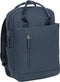 New Rebels Unisex Harper Miami Rugzak - 9L waterdichte rugzak met dubbele sluiting - 13 inch laptopvak - Waterafstotende ritssluiting - Gewatteerde riemen, ideaal voor werk & school - Navy blauw