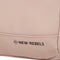 New Rebels Unisex Harper Miami Rugzak - 9L waterdichte rugzak met dubbele sluiting - 13 inch laptopvak - Waterafstotende ritssluiting - Gewatteerde riemen, ideaal voor werk & school - Oudroze