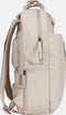 New Rebels Unisex Harper Miami Rugzak - 9L waterdichte rugzak met dubbele sluiting - 13 inch laptopvak - Waterafstotende ritssluiting - Gewatteerde riemen, ideaal voor werk & school - Beige