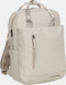 New Rebels Unisex Harper Miami Rugzak - 9L waterdichte rugzak met dubbele sluiting - 13 inch laptopvak - Waterafstotende ritssluiting - Gewatteerde riemen, ideaal voor werk & school - Beige