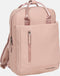 New Rebels Unisex Harper Miami Rugzak - 9L waterdichte rugzak met dubbele sluiting - 13 inch laptopvak - Waterafstotende ritssluiting - Gewatteerde riemen, ideaal voor werk & school - Oudroze