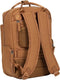 New Rebels Unisex Harper Miami Rugzak - 9L waterdichte rugzak met dubbele sluiting - 13 inch laptopvak - Waterafstotende ritssluiting - Gewatteerde riemen, ideaal voor werk & school - Cognac bruin