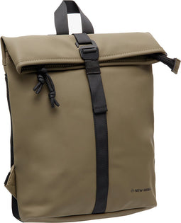 New Rebels Waterafstotende Rolltop Rugzak Mart Olijf
