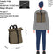 New Rebels Waterafstotende Rolltop Rugzak Mart Olijf