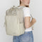 New Rebels William Milwaukee Beige 18L Rugzak Waterafstotend Laptop 15.6 Schooltas - Update: sterke ritsen
